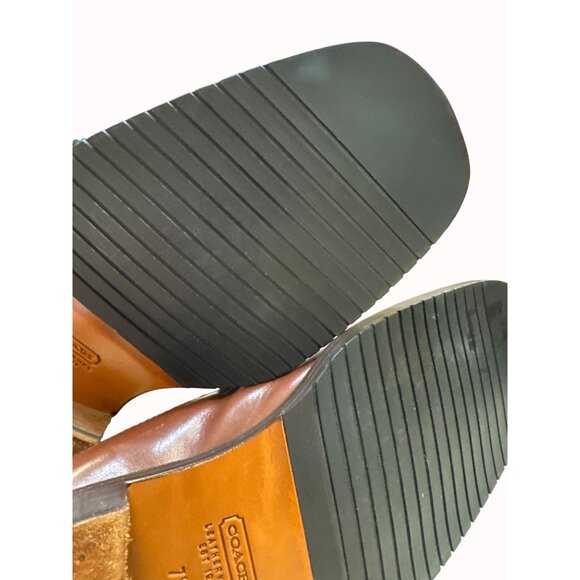 Coach J995 Malone men’s brown leather dress shoes oxfords size 7.5D SKU 4403 - Picture 14 of 15